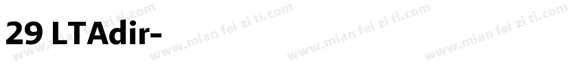 29 LTAdir字体转换